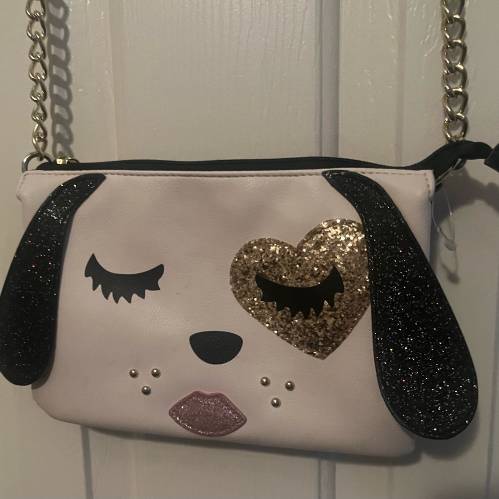 Betsy Johnson puppy purse